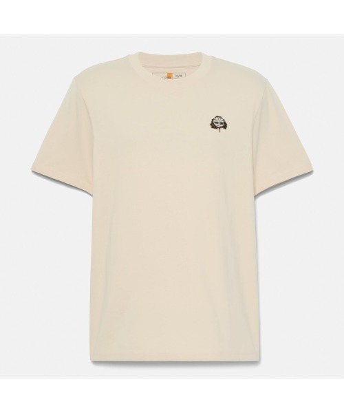 Timberland(ティンバーランド)の「半袖 ツリーロゴ パッチ Tシャツ メンズ(Tシャツ/カットソー・メンズ・ライトホワイト・SMALL/MEDIUM/LARGE/X-LARGE/XX-LARGE/X-SMALL/XXX-LARGE)」の5枚目の写真