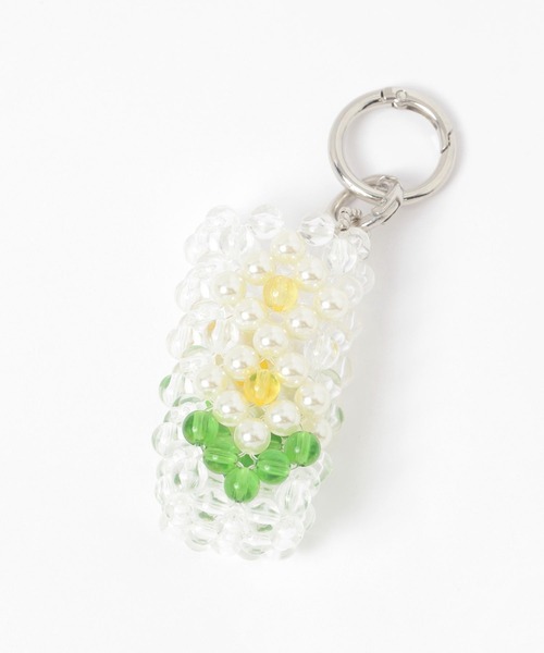 LOWRYS FARM(ローリーズファーム)の「ビーズリップケース 581254(その他雑貨・レディース・ピンク系その他/ホワイト系その他2/ホワイト系その他/ピンク系その他2/シルバー/オフホワイト・FREE)」の3枚目の写真