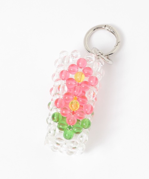 LOWRYS FARM(ローリーズファーム)の「ビーズリップケース 581254(その他雑貨・レディース・ピンク系その他/ホワイト系その他2/ホワイト系その他/ピンク系その他2/シルバー/オフホワイト・FREE)」の4枚目の写真