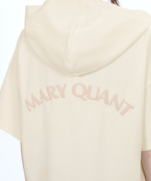 パーカー マリークワント mary quant バックロゴ半袖 パーカ レディース バックロゴ半袖 パーカ（パーカー）｜MARY QUANT（マリー