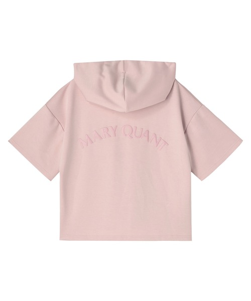 パーカー マリークワント mary quant バックロゴ半袖 パーカ レディース バックロゴ半袖 パーカ（パーカー）｜MARY QUANT（マリー