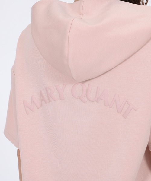 パーカー マリークワント mary quant バックロゴ半袖 パーカ レディース バックロゴ半袖 パーカ（パーカー）｜MARY QUANT（マリー
