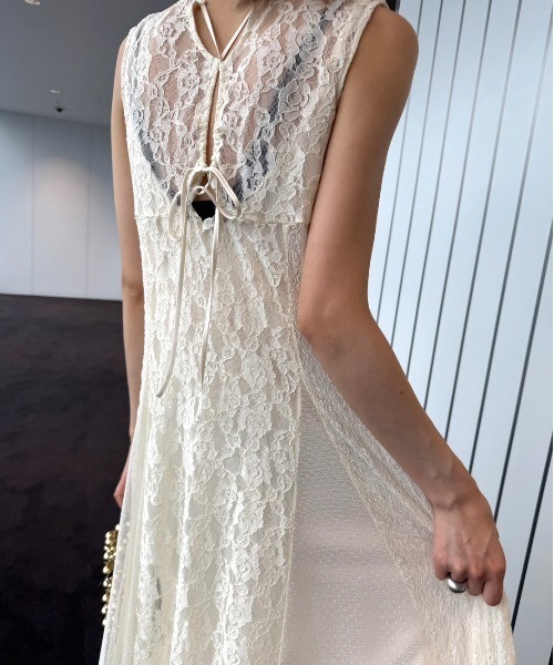 ワンピース AMERI MEDI SWITCH LACE SOFT DRESS セール】MEDI SWITCH LACE SOFT DRESS（ワンピース）｜Ameri（アメリ