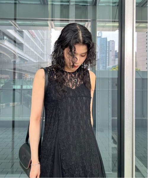 ワンピース Ameri MEDI SWITCH LACE SOFT DRESS セール】MEDI SWITCH LACE SOFT DRESS（ワンピース）｜Ameri