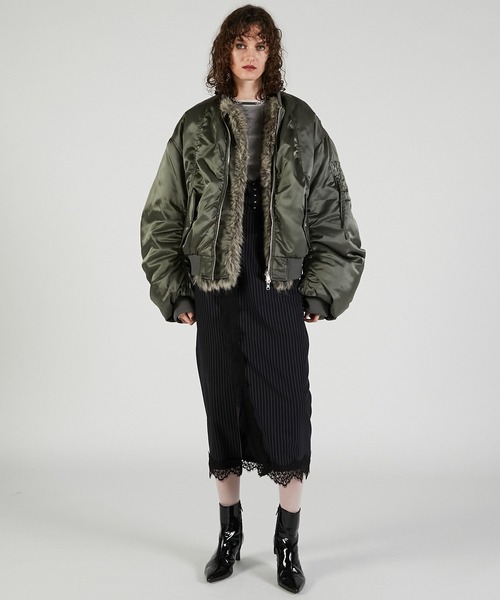 セール】リバーシブルファーMA-1 / Reversible fur MA-1（MA-1