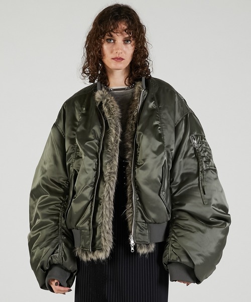 ファー付きma-1jumper ファー付きma-1jumper-オンラインストア売