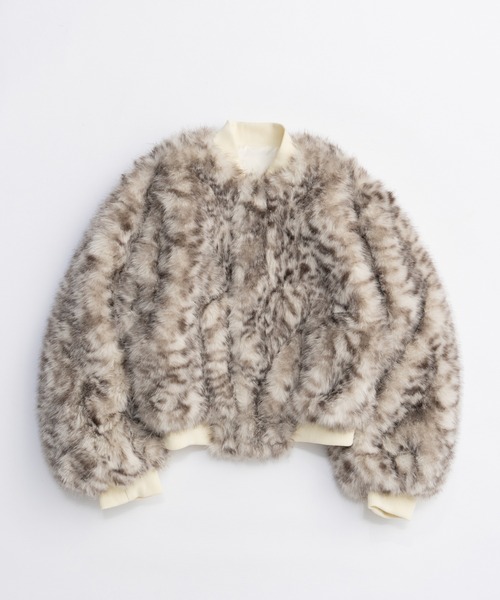 PRANK PROJECT(プランクプロジェクト)の「リバーシブルファーMA-1 / Reversible fur MA-1(MA-1・レディース・ブラック/アイボリー/カーキ・FREE)」の19枚目の写真