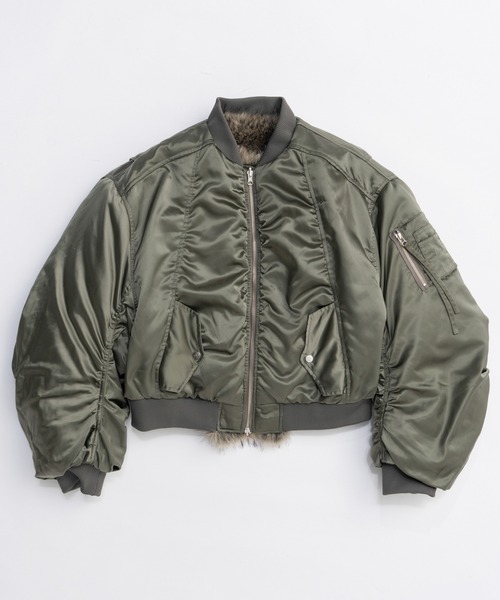 セール】リバーシブルファーMA-1 / Reversible fur MA-1（MA-1