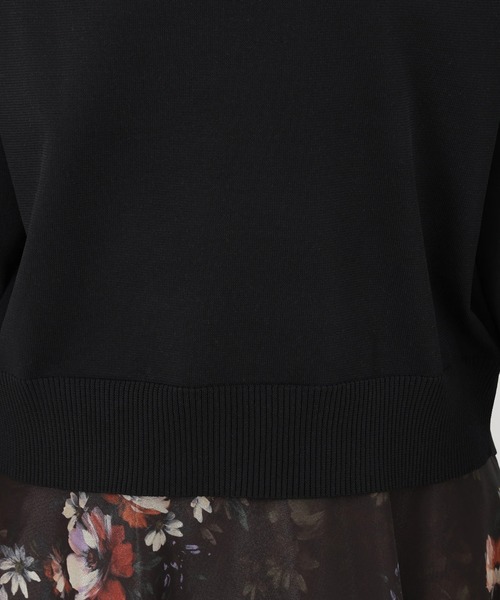 STRAWBERRY-FIELDS（ストロベリーフィールズ）の「ポーツポリー_ベルベットリボンニット（ニット/セーター・レディース・ブラック/ブラウン・2）」の10枚目の写真