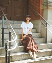 【おしゃれ⭐FREAK'S STORE 】ブラウン　白の柄　ロングスカート 楽天市場】freak's store ロング（スカート｜ボトムス