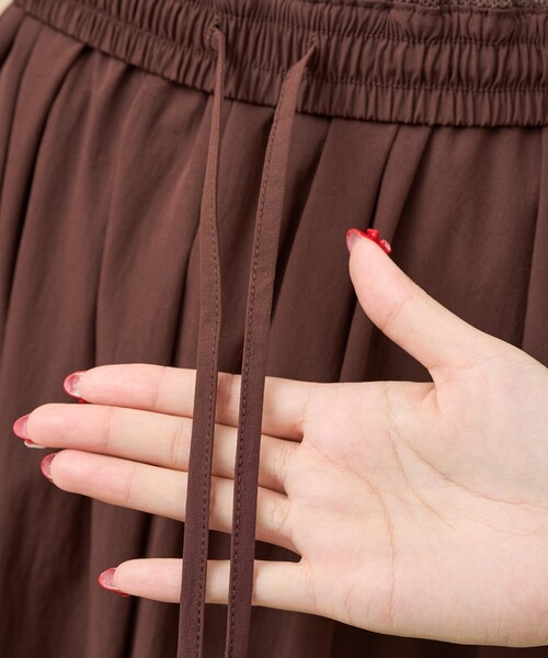 アメリカーナ AMERICANA セットアップ 上下 カットソー スカート 茶 AMERICANA/アメリカーナ】 SWEAT SKIRT（ロング・マキシ丈スカート