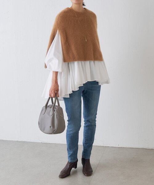 BEARDSLEY（ビアズリー）の「花びらフレアーブラウス（シャツ/ブラウス・レディース・ホワイト/ブラック・FREE）」の18枚目の写真