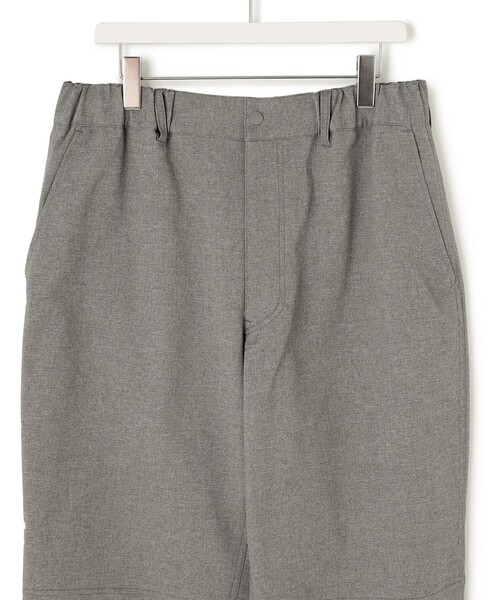 J.PRESS YORK STREET（ジェイプレスヨークストリート）の「【UNISEX】ウールライクイージーパンツ（その他パンツ・メンズ・ブラック系/ライトグレー系・SMALL/MEDIUM/LARGE）」の4枚目の写真