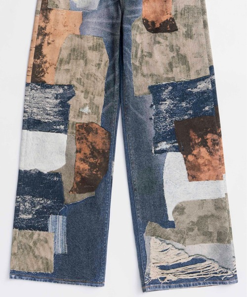 MAISON SPECIAL（メゾンスペシャル）の「Patchwork Printed Denim
