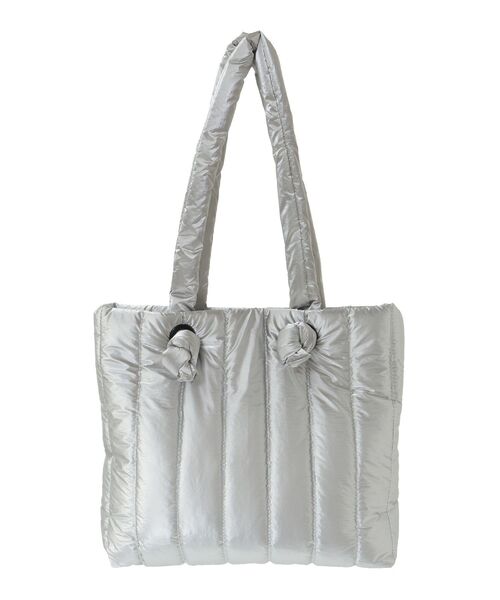 Green Parks(グリーンパークス)の「・furry rate シャイニーキルティングバッグ(ショルダーバッグ・レディース・ブラック/シルバー・FREE)」の9枚目の写真