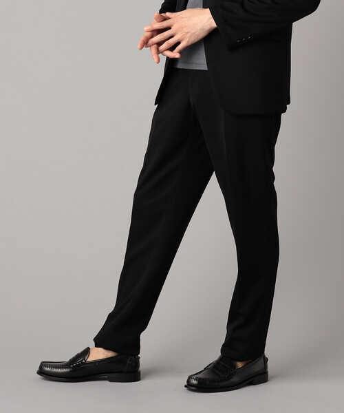 COMME CA MEN(コムサメン)の「【セットアップ対応】マイクロメッシュエアージャージー テーパードパンツ(スラックス・メンズ・グレー/ブラック/ネイビー・XL/L/M/S/XS)」の2枚目の写真
