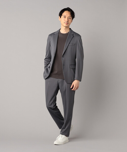 COMME CA MEN(コムサメン)の「【セットアップ対応】マイクロメッシュエアージャージー テーパードパンツ(スラックス・メンズ・グレー/ブラック/ネイビー・XL/L/M/S/XS)」の5枚目の写真