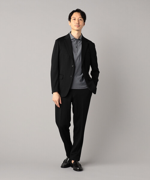 COMME CA MEN(コムサメン)の「【セットアップ対応】マイクロメッシュエアージャージー テーパードパンツ(スラックス・メンズ・グレー/ブラック/ネイビー・XL/L/M/S/XS)」の8枚目の写真