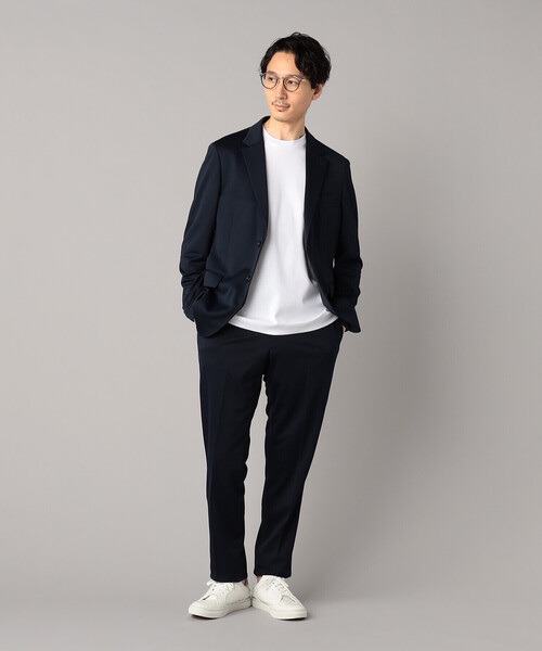 COMME CA MEN(コムサメン)の「【セットアップ対応】マイクロメッシュエアージャージー テーパードパンツ(スラックス・メンズ・グレー/ブラック/ネイビー・XL/L/M/S/XS)」の14枚目の写真