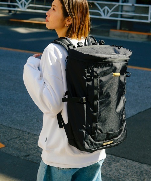 THRASHER(スラッシャー)の「【THRASHER/スラッシャー】Box Back Pack 30L 撥水加工 リフレクター スクエア型 バックパック(バックパック/リュック・メンズ・ブラック/ブラック×ホワイト・FREE)」の19枚目の写真