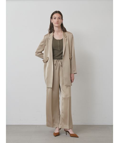 styling/(スタイリング)の「ヘンリーネックタンクトップ(タンクトップ・レディース・オフホワイト/ブラック/カーキ/レッド・F)」の13枚目の写真