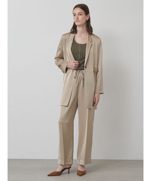 styling/(スタイリング)の「ヘンリーネックタンクトップ(タンクトップ・レディース・オフホワイト/ブラック/カーキ/レッド・F)」の14枚目の写真