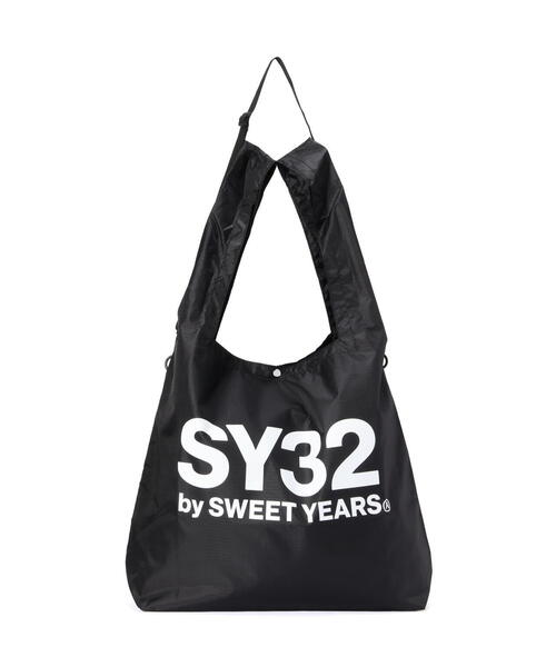 SY32 by SWEET YEARS(エスワイサーティトゥバイスィートイヤーズ)の「SY32 by SWEET YEARS /エスワイサーティトゥ バイ スィートイヤーズ/LIP SHOULDER BAG(エコバッグ/サブバッグ・メンズ・ブラック・F)」の2枚目の写真