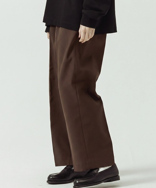 SLICK/スリック】Tech Twill Two Tuck Slacks/テックツイルツータック