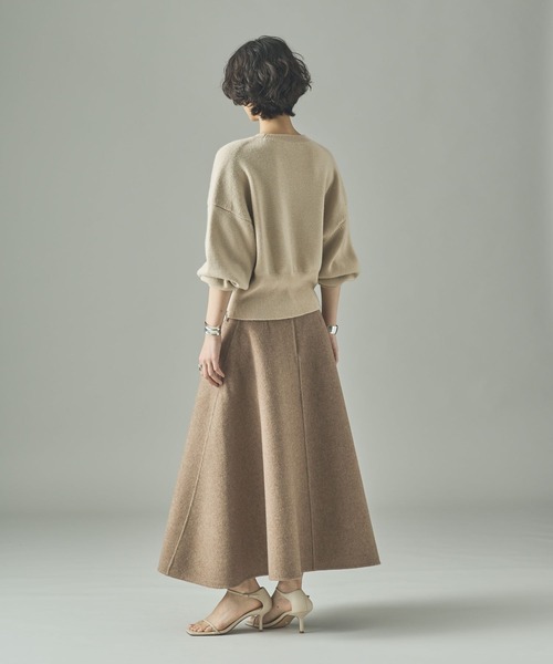 Curensology(カレンソロジー)/ウールボンディングスカート（スカート