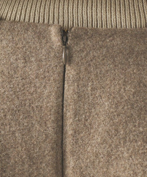 Curensology（カレンソロジー）の「Curensology(カレンソロジー)/ウールボンディングスカート（スカート・レディース・ベージュ/ブラック/グレー・36/38）」の19枚目の写真