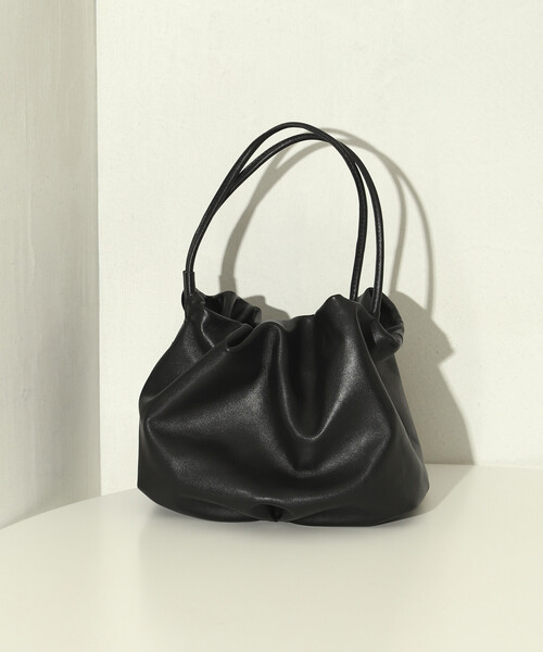 Firsthand（ファーストハンド）の「Firsthand/ファーストハンド レザー 3WAY キンチャクバッグ / 牛革 / 撥水レザー（ハンドバッグ・レディース・ブラック・ONE SIZE）」の14枚目の写真