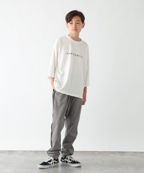 GLOBAL WORK（グローバルワーク）の「スゴラクストレッチリブパンツ/575618（その他パンツ・キッズ・チャコールグレー/グレー/カーキ/ブラック・160cm/150cm/140cm/130cm）」の7枚目の写真