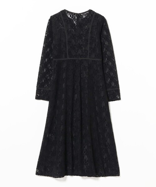 レース キーネック ワンピース［手洗い可］（ワンピース）｜Ray BEAMS
