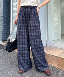 WILLOW | 【willow】チェックイージーパンツ(その他パンツ)