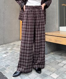 TOUJOURS ブラウン系チェック パンツ 新品未使用 TOUJOURS ブラウン系チェック パンツ 新品未使用 楽天市場