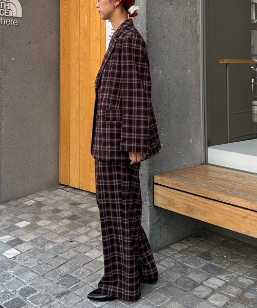 WILLOW（ウィロー）の「【willow】チェックイージーパンツ（その他パンツ・レディース・ネイビー/ブラウン・MEDIUM/SMALL）」の8枚目の写真