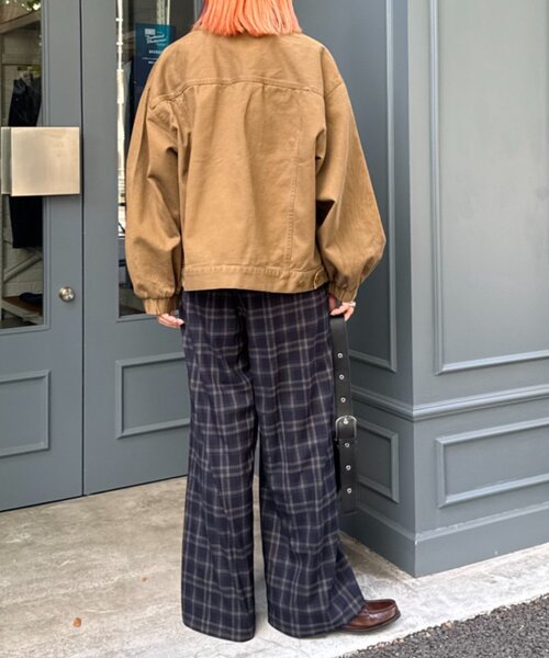 WILLOW（ウィロー）の「【willow】チェックイージーパンツ（その他パンツ・レディース・ネイビー/ブラウン・MEDIUM/SMALL）」の19枚目の写真