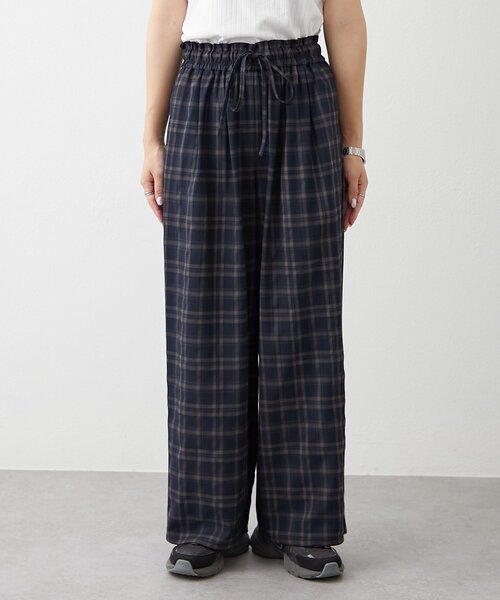 WILLOW（ウィロー）の「【willow】チェックイージーパンツ（その他パンツ・レディース・ネイビー/ブラウン・MEDIUM/SMALL）」の20枚目の写真