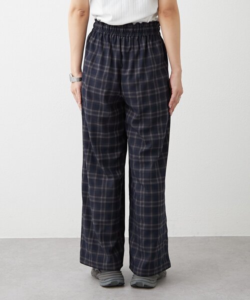 WILLOW（ウィロー）の「【willow】チェックイージーパンツ（その他パンツ・レディース・ネイビー/ブラウン・MEDIUM/SMALL）」の22枚目の写真