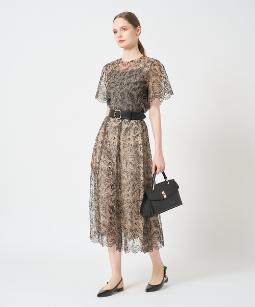 未使用タグ付き✨ ANAYI　 フラワーレーススカート レースフラワーチュールギャザー スカート（スカート）｜ANAYI（アナイ