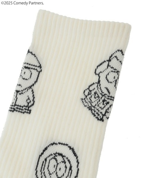 Candy Stripper（キャンディストリッパー）の「【SOUTH PARK】4BOYS RIB ソックス（ソックス/靴下・レディース・ブラック/オフホワイト・FREE）」の4枚目の写真