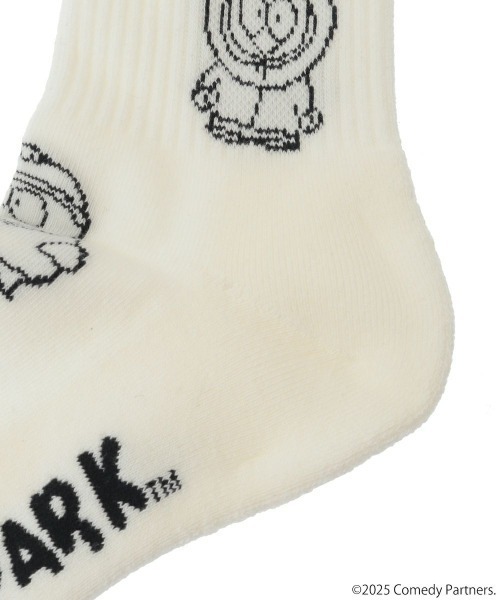 Candy Stripper（キャンディストリッパー）の「【SOUTH PARK】4BOYS RIB ソックス（ソックス/靴下・レディース・ブラック/オフホワイト・FREE）」の5枚目の写真