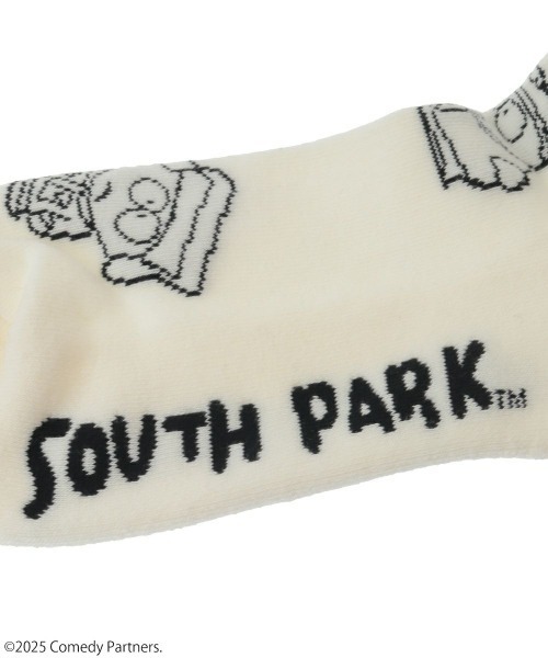 Candy Stripper（キャンディストリッパー）の「【SOUTH PARK】4BOYS RIB ソックス（ソックス/靴下・レディース・ブラック/オフホワイト・FREE）」の6枚目の写真