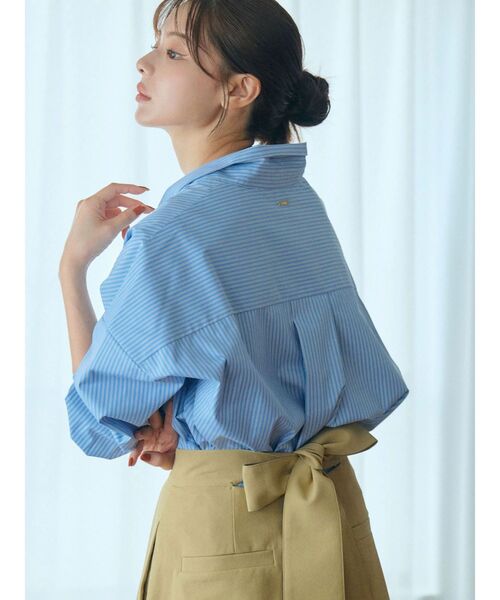 TONAL(トーナル)の「バックリボンワイドパンツ(その他パンツ・レディース・ベージュ/ブラック・MEDIUM)」の9枚目の写真
