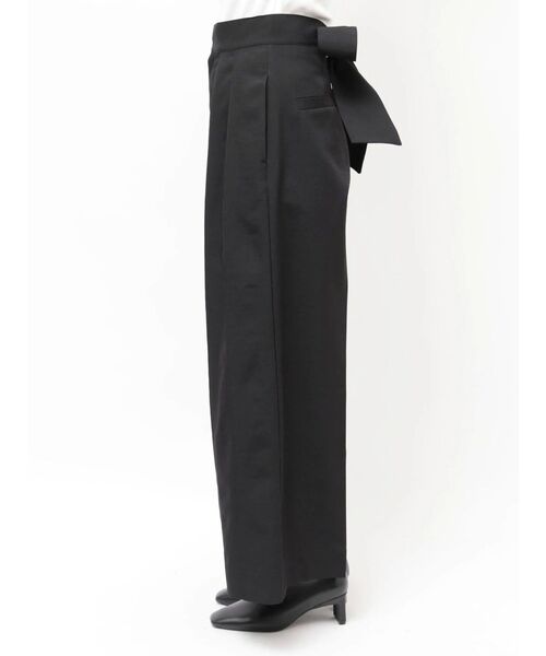 TONAL(トーナル)の「バックリボンワイドパンツ(その他パンツ・レディース・ベージュ/ブラック・MEDIUM)」の15枚目の写真