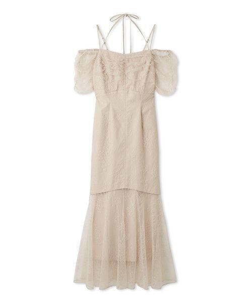 ギャザードレープレースドレス（ワンピース）｜SNIDEL（スナイデル）の