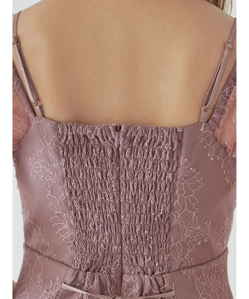 ギャザードレープレースドレス（ワンピース）｜SNIDEL（スナイデル）の