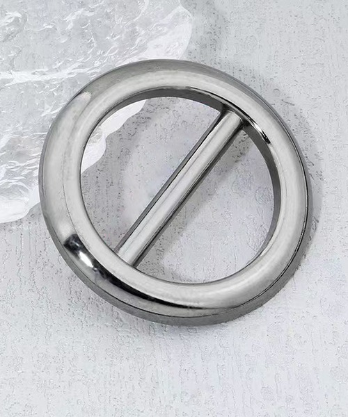 CALIFORNIA OUTFITTERS(カリフォルニア アウトフィッターズ)の「8B14 シンプル ラウンド スカーフ留め リングクリップ(バンダナ/スカーフ・レディース・シルバー/ゴールド・ONESIZE)」の8枚目の写真