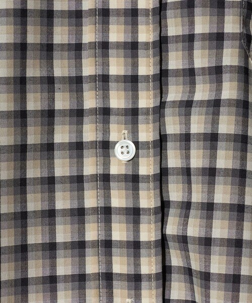 ポリエステルウール ローンチェックシャツ（シャツ/ブラウス