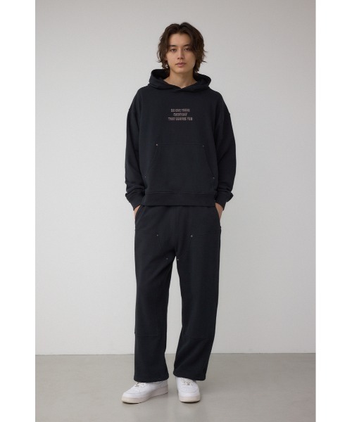 AZUL by moussy(アズールバイマウジー)の「スウェットプルオーバーパーカー(パーカー・メンズ・グリーン系その他2/ライトブラック/ブラック・MEDIUM/LARGE)」の6枚目の写真